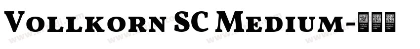 Vollkorn SC Medium字体转换 Vollkorn SC Medium字体转换